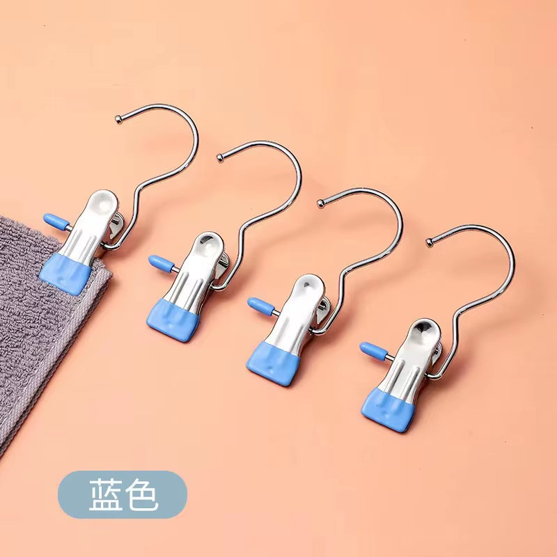 SpaceSaver 360° Rotating Boot Hanger – Portable & Space-Saving Stainless Steel Clip for Closet & Travel