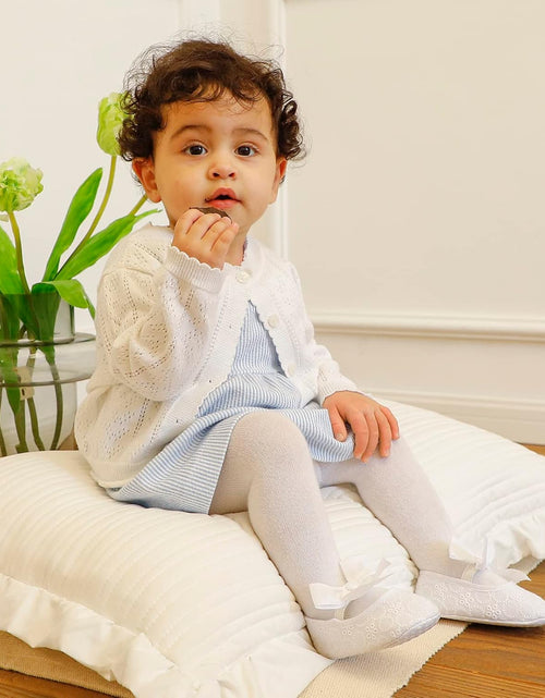 Load image into Gallery viewer, Baby Girls Princess Bowknot Soft Sole Cloth Crib Shoes Sneaker
