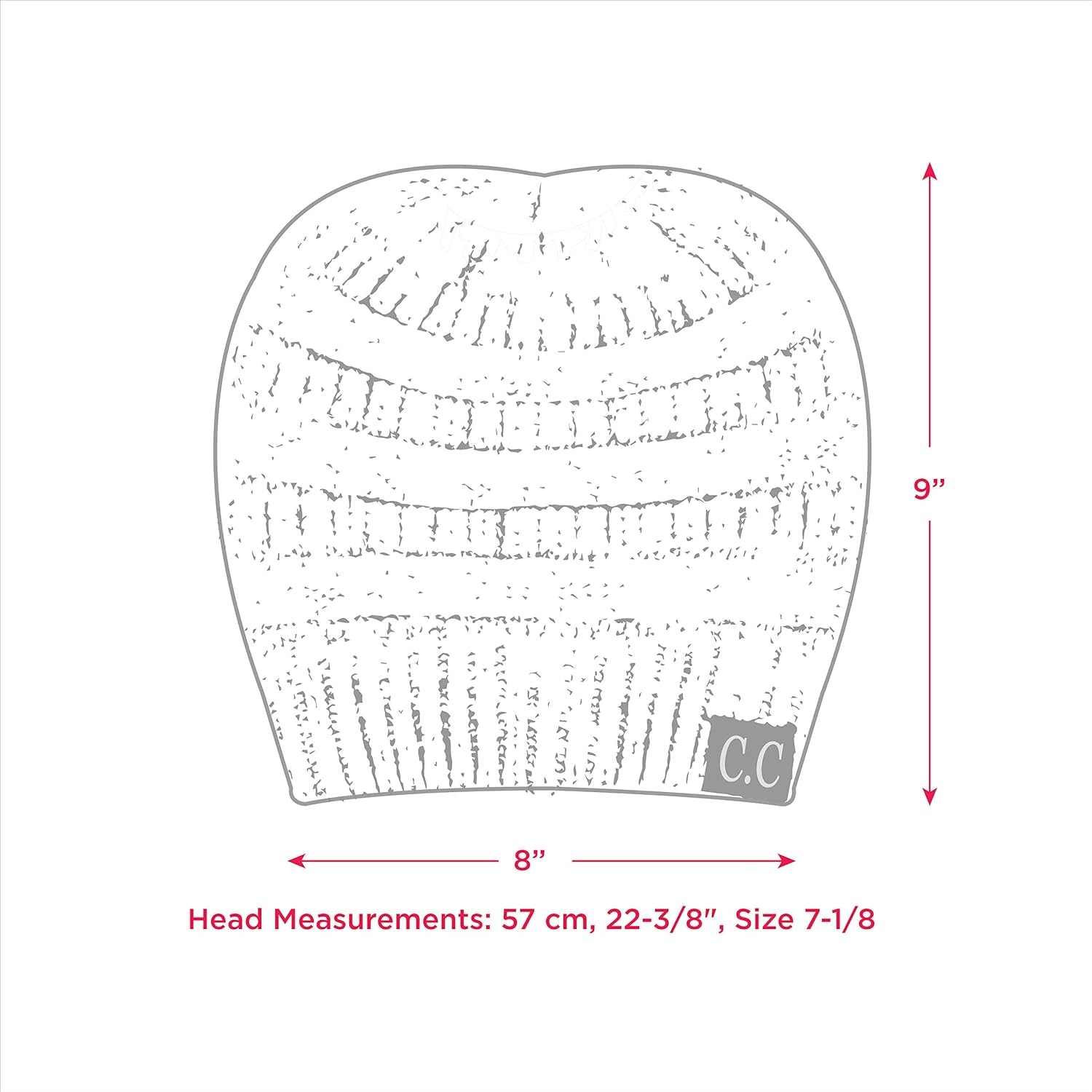 Exclusives Soft Stretch Cable Knit Messy Bun Ponytail Beanie Winter Hat for Women (MB-20A)(CCB-1)